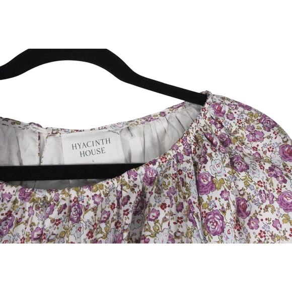 Tuckernuck Hyacinth House Floral Huckleberry Mini Dress Womens Large NWOT 255936 - Picture 7 of 12